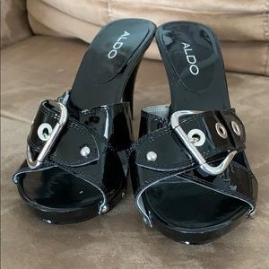 Aldo Sigulda Black High Heels Size 7